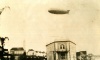 Montagem do Hindenburg sobre Brusque. Acervo SAB.